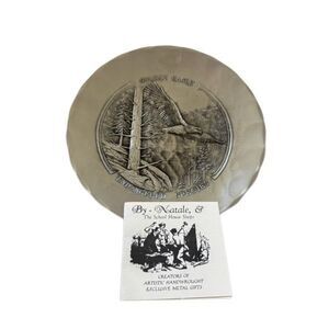 Endangered Species Golden Eagle 7” Hammered Aluminum By Natalie